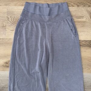 Athleta Gray High-Waist Seasoft Pants